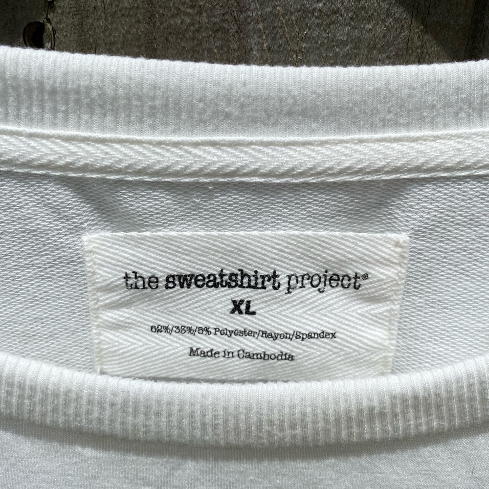 Ultra Soft Off-White Pullover Sweatshirt - Picture 4 of 7
